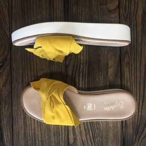 Seychelles yellow slides